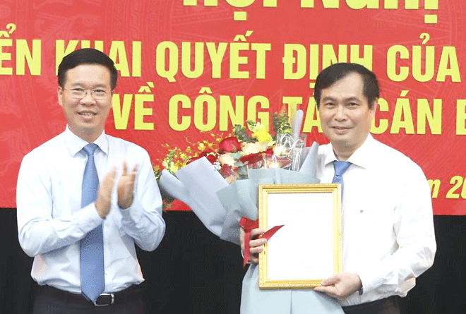 Ông Phan Xuân Thủy được bổ nhiệm làm Phó Ban Tuyên giáo Trung ương