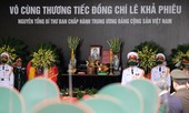Lời cảm ơn của Ban Lễ tang và gia đình nguyên Tổng Bí thư Lê Khả Phiêu