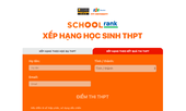 Ra mắt trang SchoolRank xếp hạng học sinh phổ thông toàn quốc