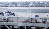 Mặt cầu Thăng Long đang được sửa ra sao?