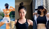 Dù có cách ly xã hội thì sao Việt vẫn không quên tập thể thao giữ dáng