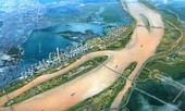 Đường ven sông Hồng ở Hà Nội thiết kế 2 bậc, có cầu như ở Seoul