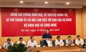 Lãnh đạo thành phố Hà Nội làm việc với Bộ KH&CN