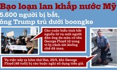 Bạo loạn lan khắp nước Mỹ: 5.600 người bị bắt, ông Trump trú dưới boongke