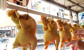 Gà cúng tăng giá, cháy hàng chiều 30 Tết