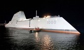 Khu trục hạm tàng hình Zumwalt của hải quân Mỹ ‘sống lại’ nhờ đạn siêu tốc