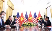 Hình ảnh Phó Thủ tướng, Bộ trưởng Bộ Ngoại giao Phạm Bình Minh hội đàm Ngoại trưởng Hoa Kỳ