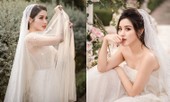 Á hậu Huyền My tung ảnh cưới đẹp như mơ dịp cuối năm khiến fans xôn xao