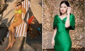 Minh Tú 'bỏng mắt' với bikini, Á hậu Thanh Tú thon thả sau khi sinh con