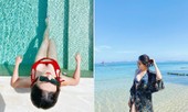 Á hậu Huyền My mặc bikini nóng bỏng ở Quy Nhơn