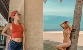 Huyền My, Mâu Thuỷ cùng khoe vòng eo 'con kiến' sexy khiến fans ngây ngất