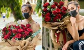 Võ Hoàng Yến khoe vòng 1 sexy, được tặng hoa hồng ở khu cách ly