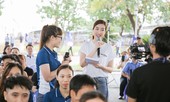 Dàn Hoa - Á hậu khoe sắc tinh khôi với áo trắng, tham gia hiến máu nhân đạo