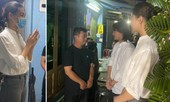 Hoa hậu Lương Thuỳ Linh nghẹn ngào viếng bé trai tử vong vì bị cây phượng đè