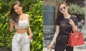 Mai Phương Thuý mặc crop-top khoe eo thon sexy, Tú Anh sành điệu với cây đồ hiệu