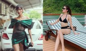 Huyền My nóng bỏng với bikini, Hoàng Thuỳ diện váy xuyên thấu khoe chân dài 'cực phẩm'