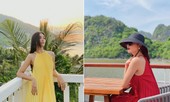 Tiểu Vy, Huyền My mặc váy yếm khoe vai trần quyến rũ khó rời mắt