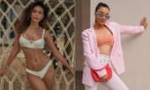 Mâu Thuỷ bốc lửa với bikini, Kim Duyên khoe eo thon táo bạo trên phố