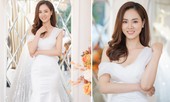 Bạn gái kém 15 tuổi của NSND Công Lý mặc váy cưới đuôi cá lộng lẫy, gợi cảm