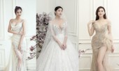 Dàn hậu lộng lẫy thử váy cưới bán đấu giá cho đêm nhạc gây quỹ vì Đà Nẵng