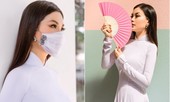 Á hậu Diễm Trang đẹp nao lòng với áo dài trắng giữa mùa dịch bệnh ở Ba Lan