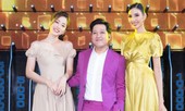 Trường Giang bị dìm hàng chiều cao khi chụp ảnh cùng Á hậu Phương Nga và Hoàng Thuỳ