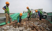 Cắt ngọn hàng loạt công trình sai phép tồn đọng ở quận 'lõi' Hà Nội
