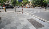 Vỉa hè các tuyến phố vùng 'lõi' Thủ đô thay đổi ra sao sau lát đá tự nhiên?