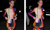 Thả rông 'vòng 1' với váy ôm sát, Iris Law - ái nữ 10X của Jude Law gây choáng