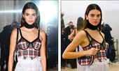 'Chân dài đắt giá nhất thế giới' mặc áo corset gợi cảm nổi bật trên sàn catwalk