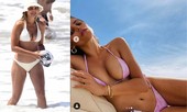 'Gà cưng' của tạp chí áo tắm danh tiếng Sports Illustrated nóng bỏng ở biển