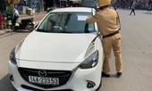 Quảng Ninh ghi hình, dán thông báo phạt tài xế đỗ xe không đúng quy định