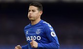 Đội đầu bảng Ngoại hạng Anh nhận tin dữ từ James Rodriguez