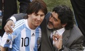 Huyền thoại Maradona bất ngờ lên tiếng về Ronaldo và Messi