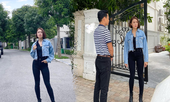 Hồng Diễm khoe cặp chân dài miên man gây 'sốt' mạng xã hội