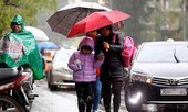 Gió mùa đông bắc gây mưa rét từ chiều nay