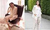 Cùng chọn suit xuyên thấu, Tăng Thanh Hà và Tiểu Vy quyến rũ đẹp hút mắt
