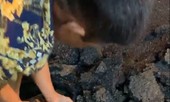Đường ở Hà Nội vừa thảm xong có thể lấy tay bóc từng mảng