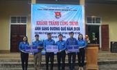 Khánh thành công trình thanh niên 'Ánh sáng đường quê'