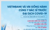 VietinBank và VBI đồng hành cùng các y, bác sỹ trước đại dịch COVID-19