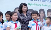 34.000 học sinh ở Quảng Nam vui uống sữa trong ngày tết thiếu nhi