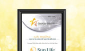 Sun Life Việt Nam nhận giải thưởng dịch vụ Tài chính Việt Nam tiêu biểu 2020