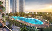 Sống như 'nghỉ dưỡng' với bể bơi phong cách resort tại Imperia Smart City