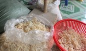 Nữ 8X gom gần 4 tạ bao cao su đã sử dụng về tái chế
