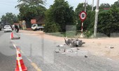 Bị xe tải tông, 3 người trong gia đình thương vong