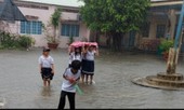 Kiên Giang: Học sinh hơn 70 trường phải nghỉ học vì ngập nước