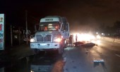 Nam thanh niên tử vong sau cú tông đuôi xe đầu kéo đang dừng bên đường