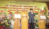 Lễ kỷ niệm 30 năm thành lập Phân viện Nghiên cứu Phật học Việt Nam