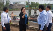 Chủ tịch Quốc hội Nguyễn Thị Kim Ngân thăm vùng căn cứ Tân Hưng