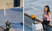 Tình yêu thời cách ly: Tỏ tình với cô hàng xóm bằng drone và quà cầu nhựa khổng lồ
